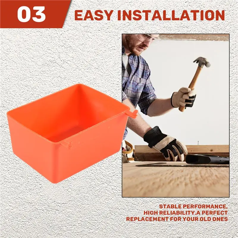 ABWZ-8 Pieces Pegboard Bins Kit Pegboard Parts Storage Pegboard Accessories Workbench Bins For Organizing Hardware