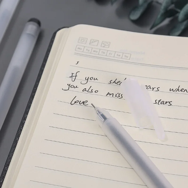 10 pz/lotto penna Gel 0.5mm pennarelli a inchiostro colorato scrittura di cancelleria giapponese MUJIs penna stile scuola forniture per ufficio regalo