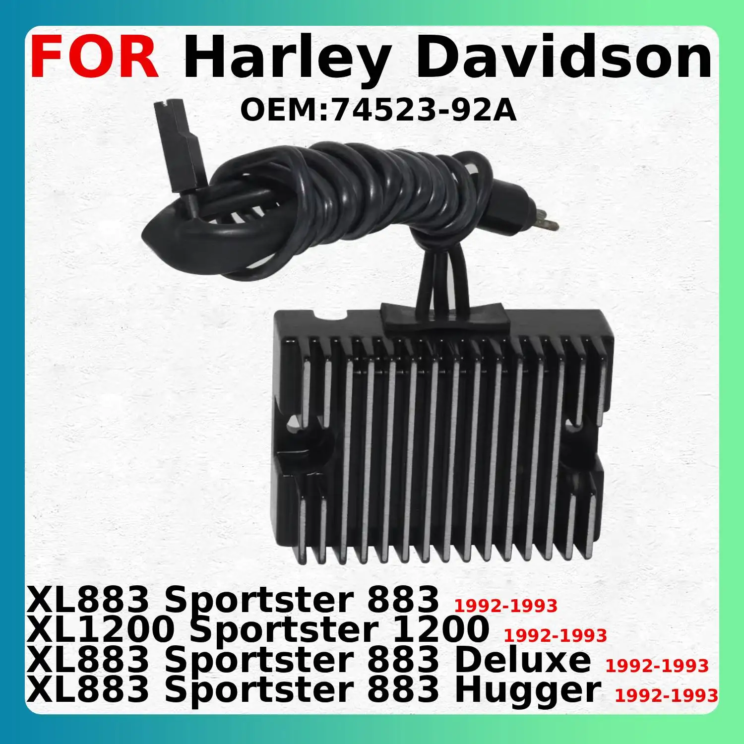 

Катушка статора генератора мотоцикла Comp для Harley Davidson XL883 XL1200 Sportster 883 1200 Deluxe Hugger OEM: 74523-92A