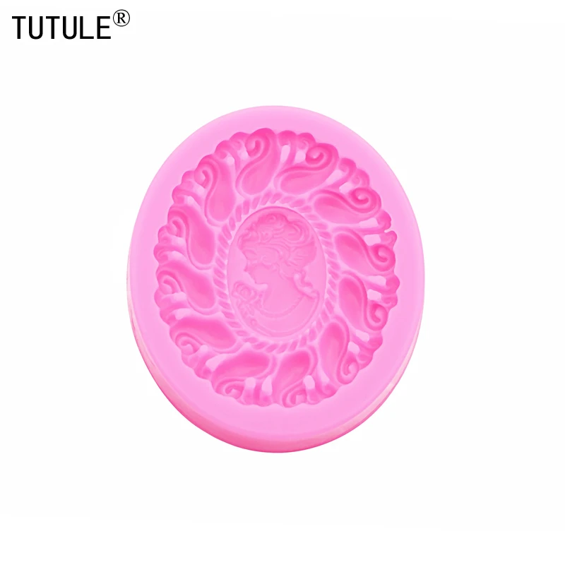 cameo vintage beauty head diy base tray accessories silicone moulds vibrator epoxy flexible polymer clay moulds chocolate moulds