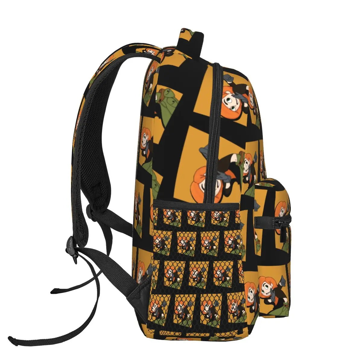 Kim Comic Panel Style Mochilas para meninos e meninas, mochilas escolares infantis, mochila infantil, bolsa de ombro, bolsa de grande capacidade