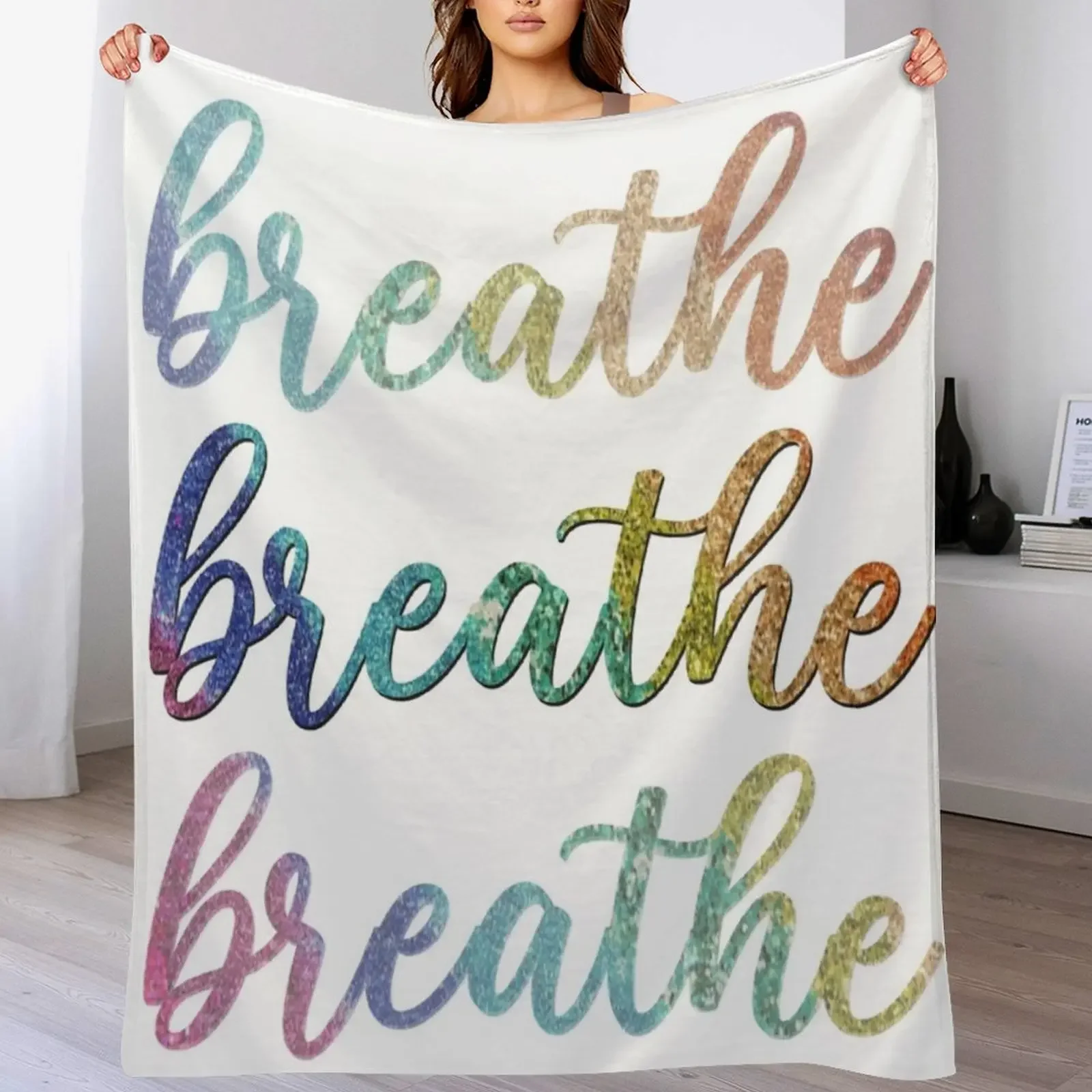 

Tarlos - Breathe Throw Blanket Decorative Beds wednesday Thermal valentine gift ideas Blankets