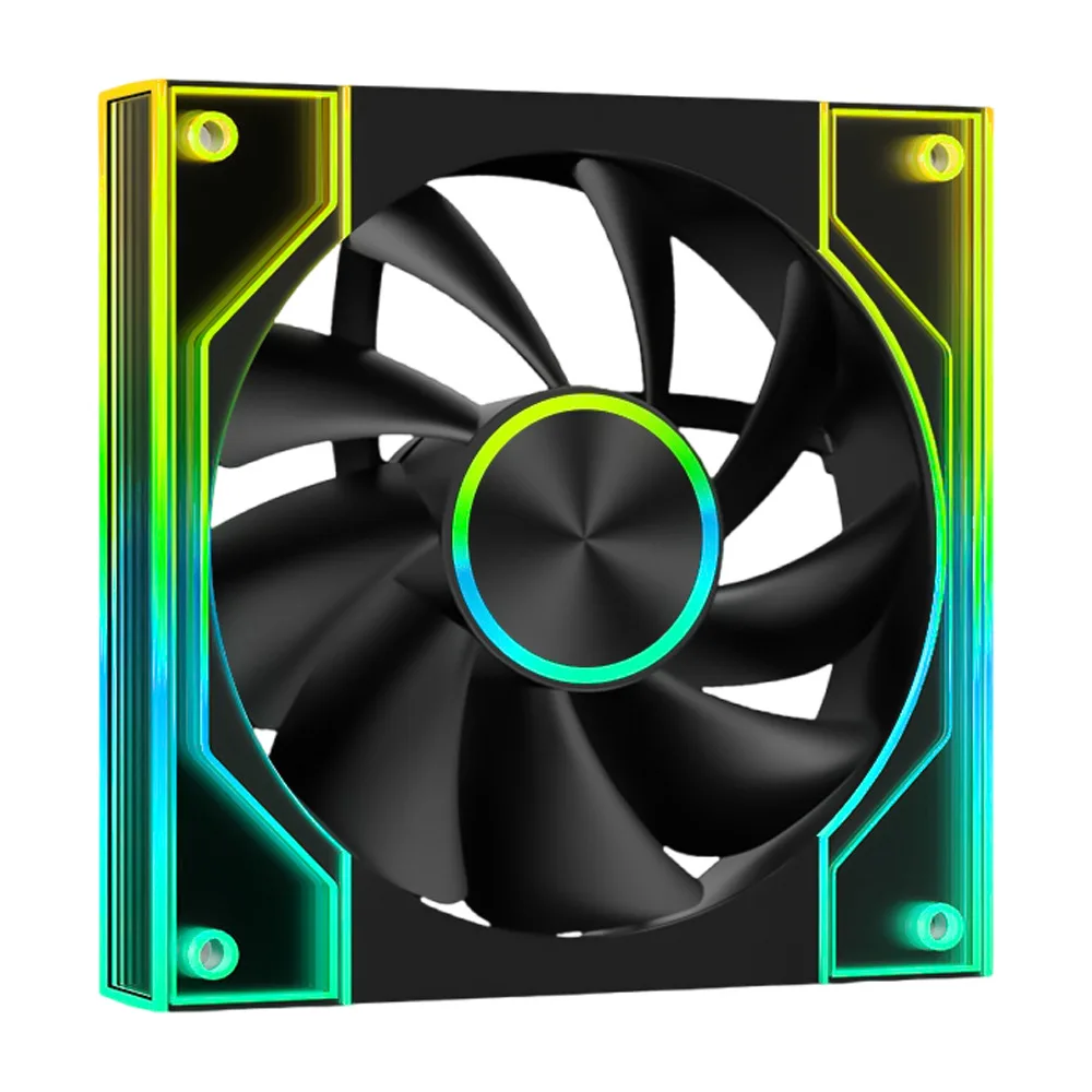 Prism V4 chassis fan, Prism fan ARGB fan 12CM silent PWM Shenguang synchronization