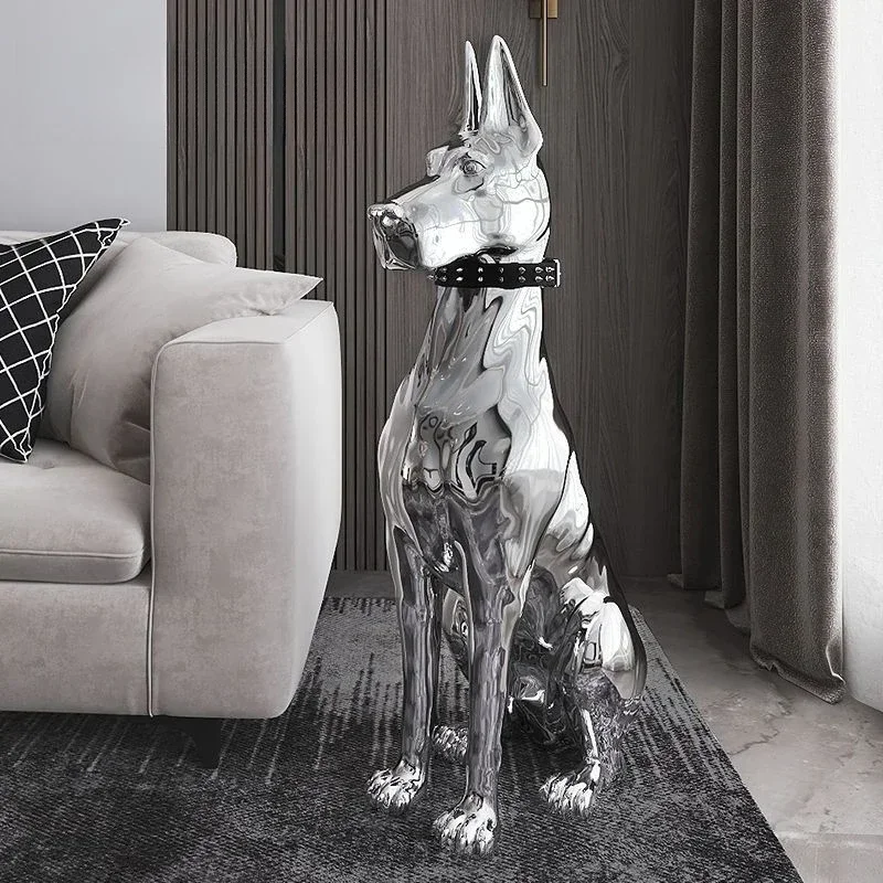 Manualidades, Simplicidad, Arte, Alto Sentido, Muebles para el hogar, Decoraciones, Muebles de TV, Salón, Grande, Perro de Piso, Adornos