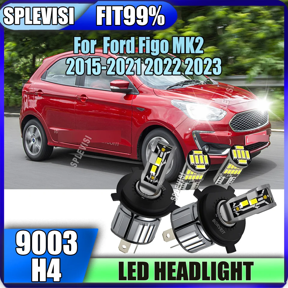 

LED Powerful Car Headlight Bulbs 7500LM Bright White Auto Light For Ford Figo MK2 2015 2016 2017 2018 2019 2020 2021 2022 2023