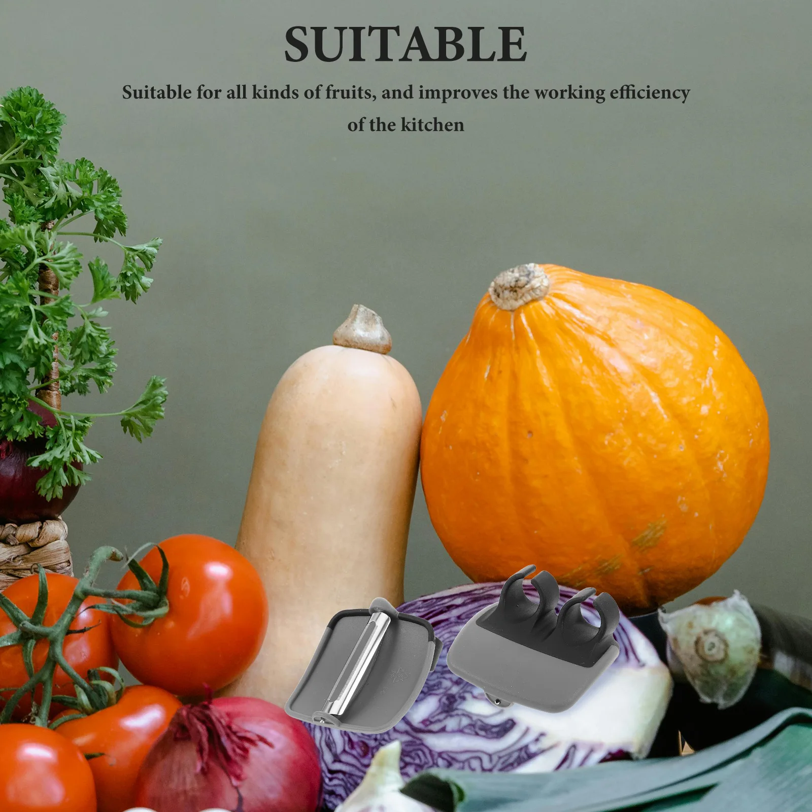 

4Pcs Stainless Steel Peeler Non-Slip Handle Ergonomic Design Easy Peel Potatoes Carrots Cucumbers Kitchen Gadget