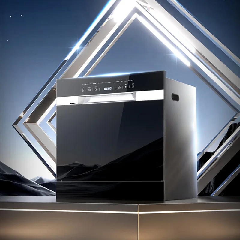 غسالات أطباق مدمجة مكونة من 13 مكانًا للتصدير لغسالات أطباق 110 فولت/220 فولت مع مقابس المملكة المتحدة والاتحاد الأوروبي والولايات المتحدة