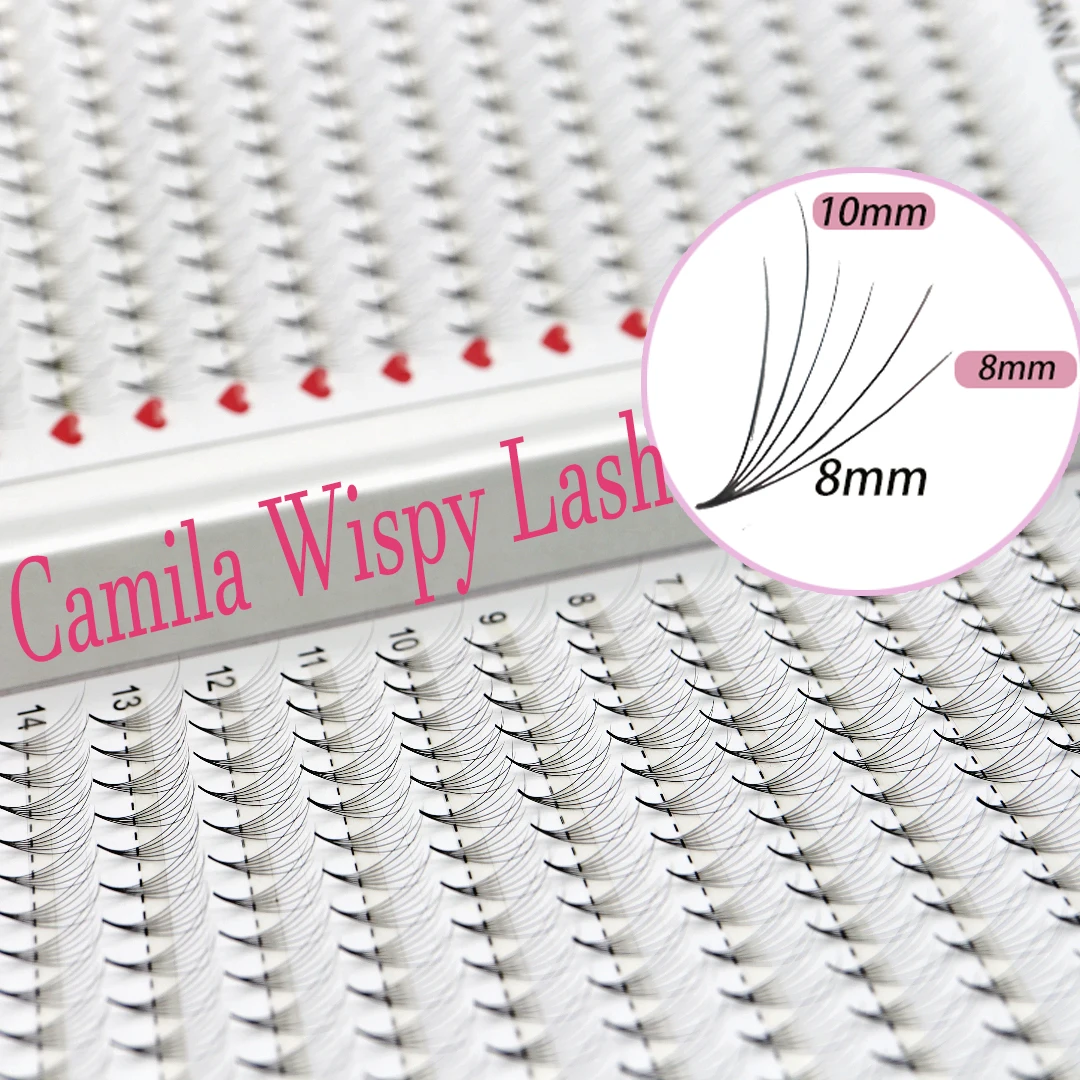 Black Shield Camila 6D Lash Pointy Base XXL 0.07mm Lash Tray Handmade Natural Look Thin Root False Eyelash Extension Supplier