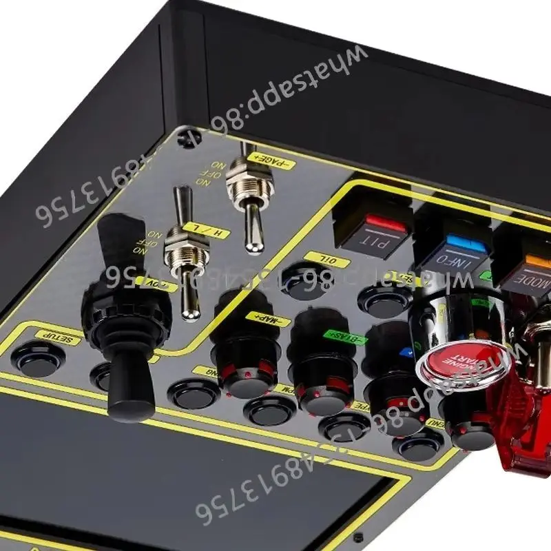Racing emulator control box RGB colorful instrument control box