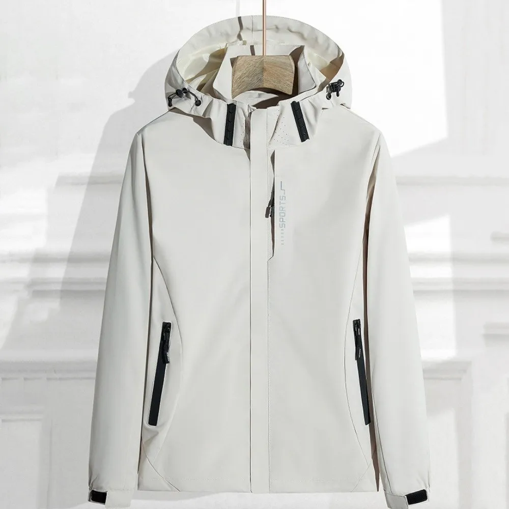 

Rain Coat Hooded Windproof Hiking Jackets Waterproof Baggy Hooded Jacket Stylish Portable Sports Windbreaker Fishing