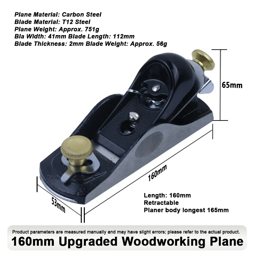 

Мини-рукояточный рубанок в европейском стиле для обработки дерева, снятия фаски и строгания кромок, ручной столярный рубанок со стальным лезвием