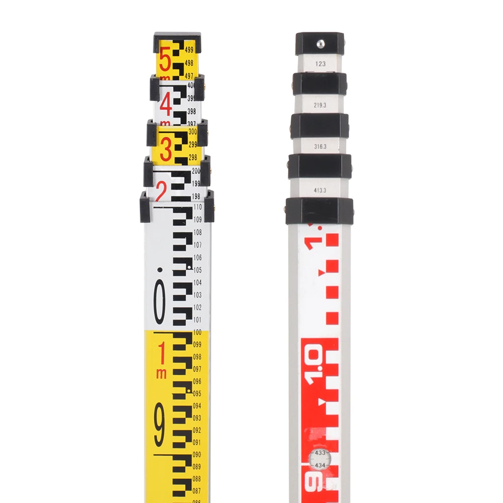 

Wholesale 5m Telescopic Grade Rod Aluminum Leveling Staff With Dual Scales,3/4/ 7m Leveling Rod For Automatic Level Rotary Laser