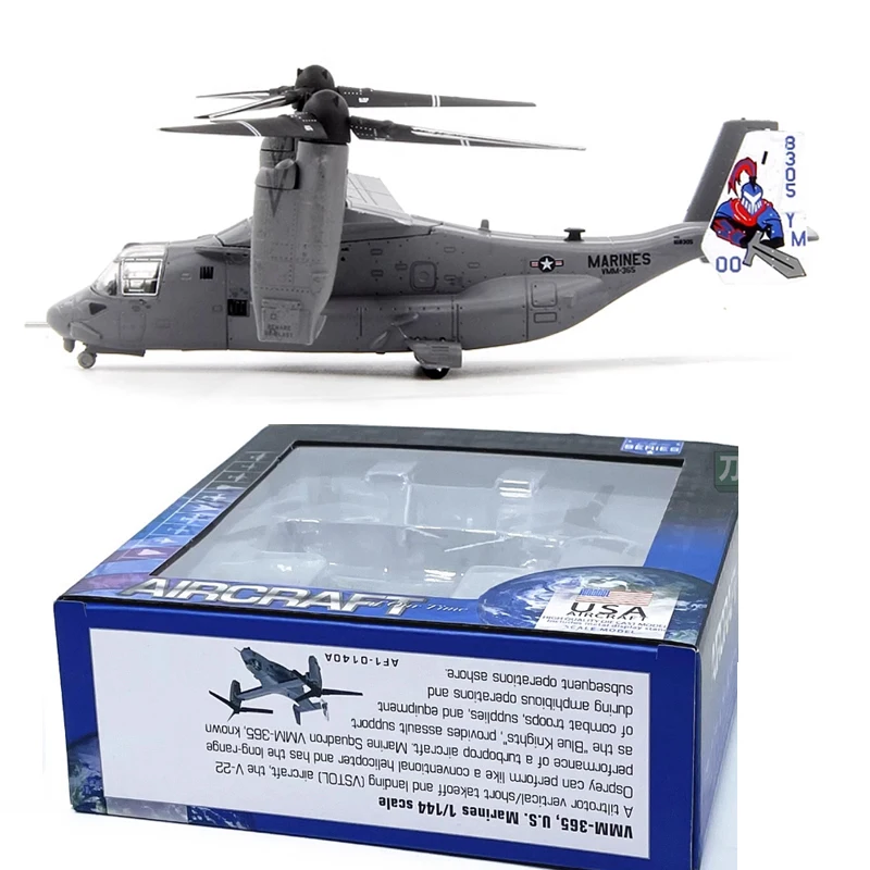 1/144 Scale Diecast Variable Wing Bell V-22 V22 MV-22B Osprey