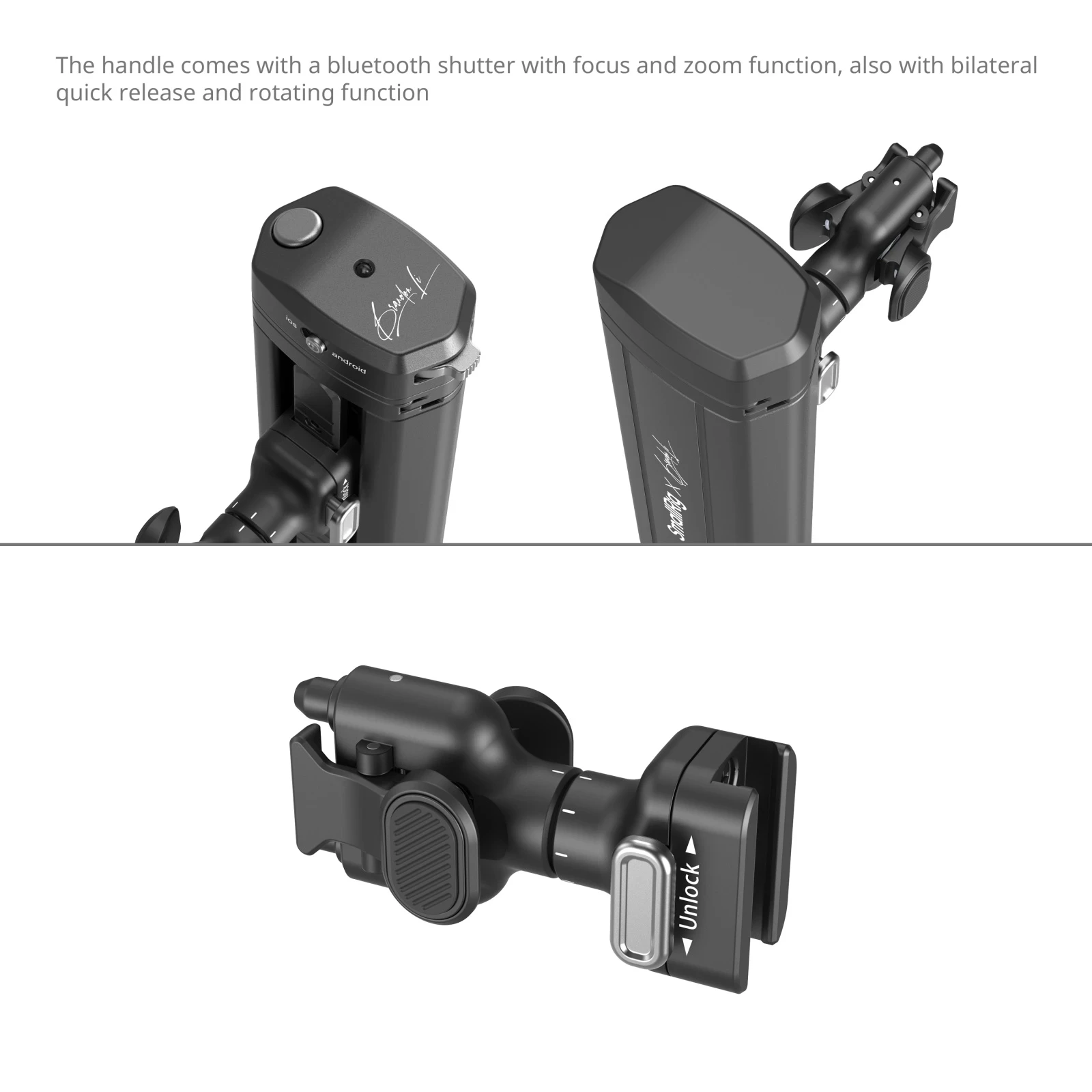 SmallRig All-In-One Mobile Video Phone Cage Kit Co-design Edition With 67mm VND 2-32 Filters Adapter Handle Dock Station 4596