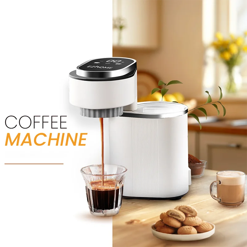 

Маленькая полуавтоматическая эспрессо-машина объемом 150 мл, дорожная портативная кофеварка для эспрессо, кофемашина для латте, машина для приготовления капучино