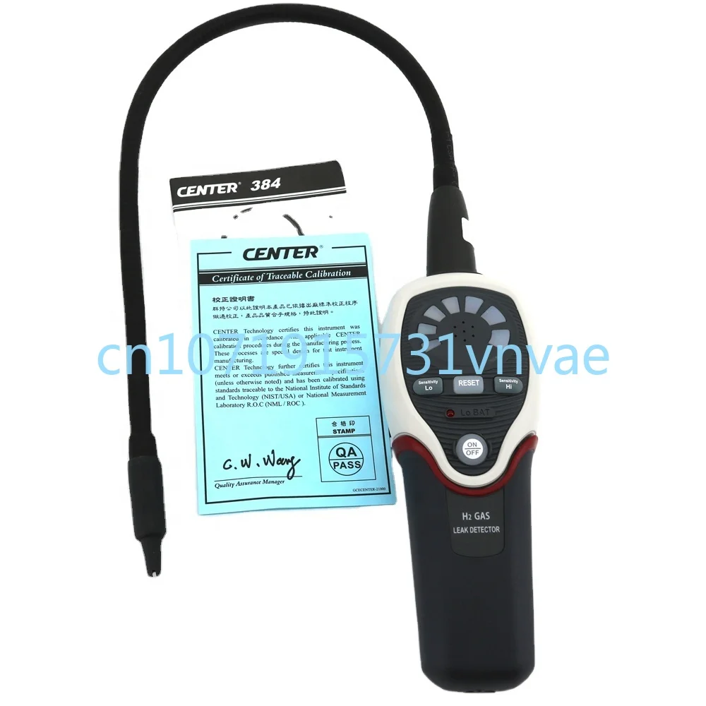 CENTER-384 Digital Track Gas Leak Detector 5% Hydrogen (H2) + 95% Nitrogen (N) Refrigeration Detector