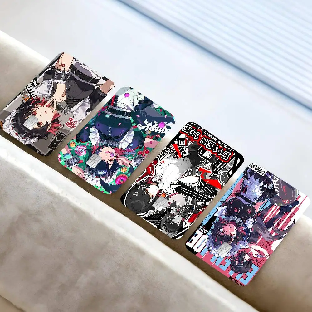 ZZZ Ellen Joe Game moda mate oro plata negro película mate cinta adhesiva de piel para tarjeta de débito de crédito bancaria