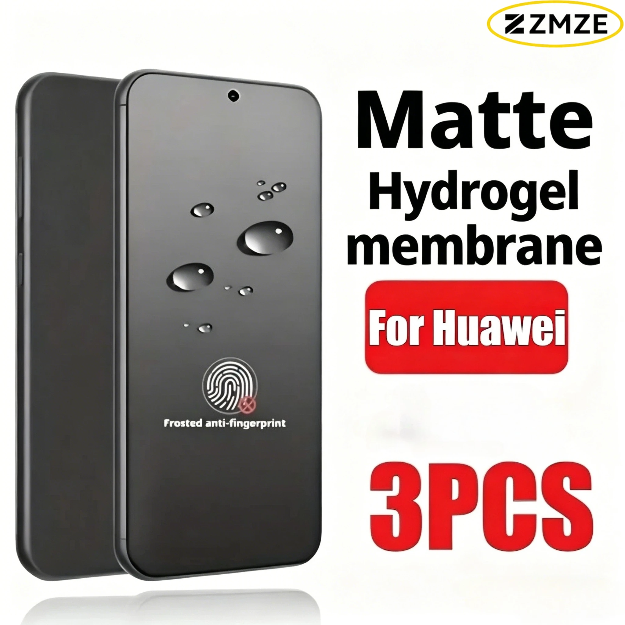 3 Stück Matte Hydrogel-Folie für Huawei Pura 80 Pro Plus 70 Ultra Displayschutzfolien für Huawei Mate 70 Pro Nova 14 Anti-Fingerabdruck