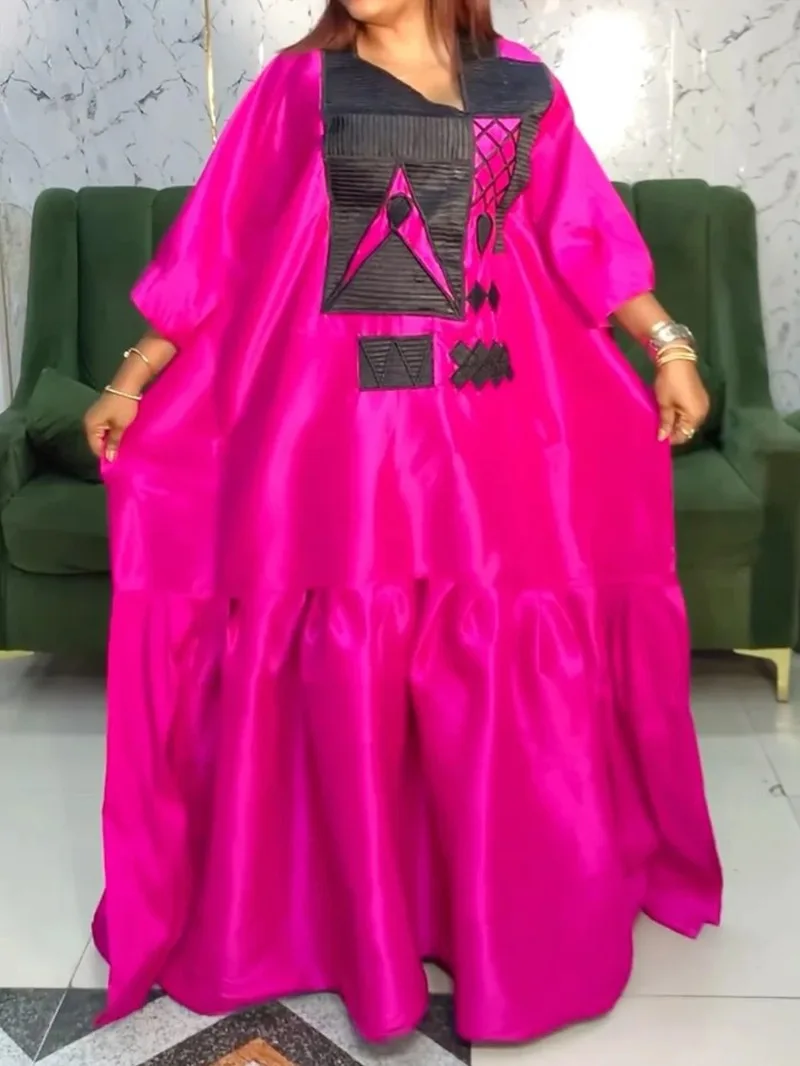 

Традиционные африканские платья для женщин, Дубай, Турция, кафтан, абайи, вечерние, выпускной, день рождения, длинное платье, женская одежда Boubou