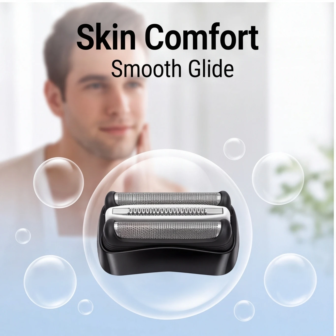 32B Replacement Foil & Blade Set – Fits Braun Series 3 Shavers 300S, 301S, 310S