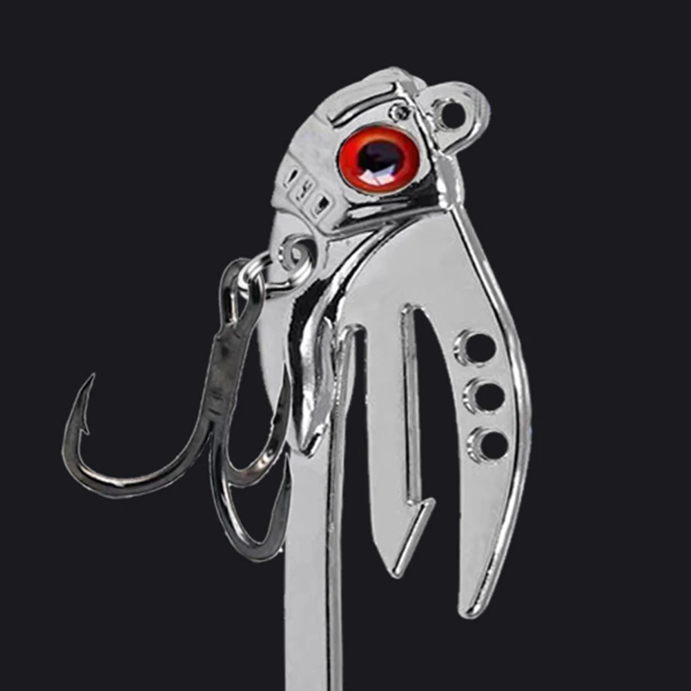 معدن Vib شفرة طويلة المدى إغراء ، لوحة الحديد الطعم ، هوك الأخدود ، هوك الأخدود الدم ، اكسسوارات الصيد