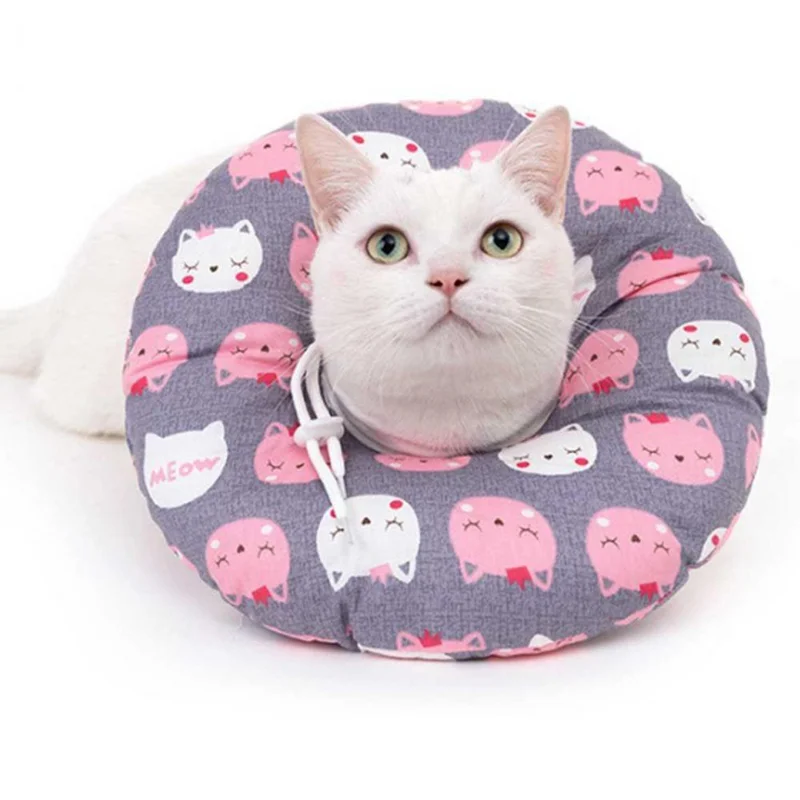 Pet Products Cat Toys Good to Use at Home Neck Kara Neck Cushion to Avoid Licking Cat