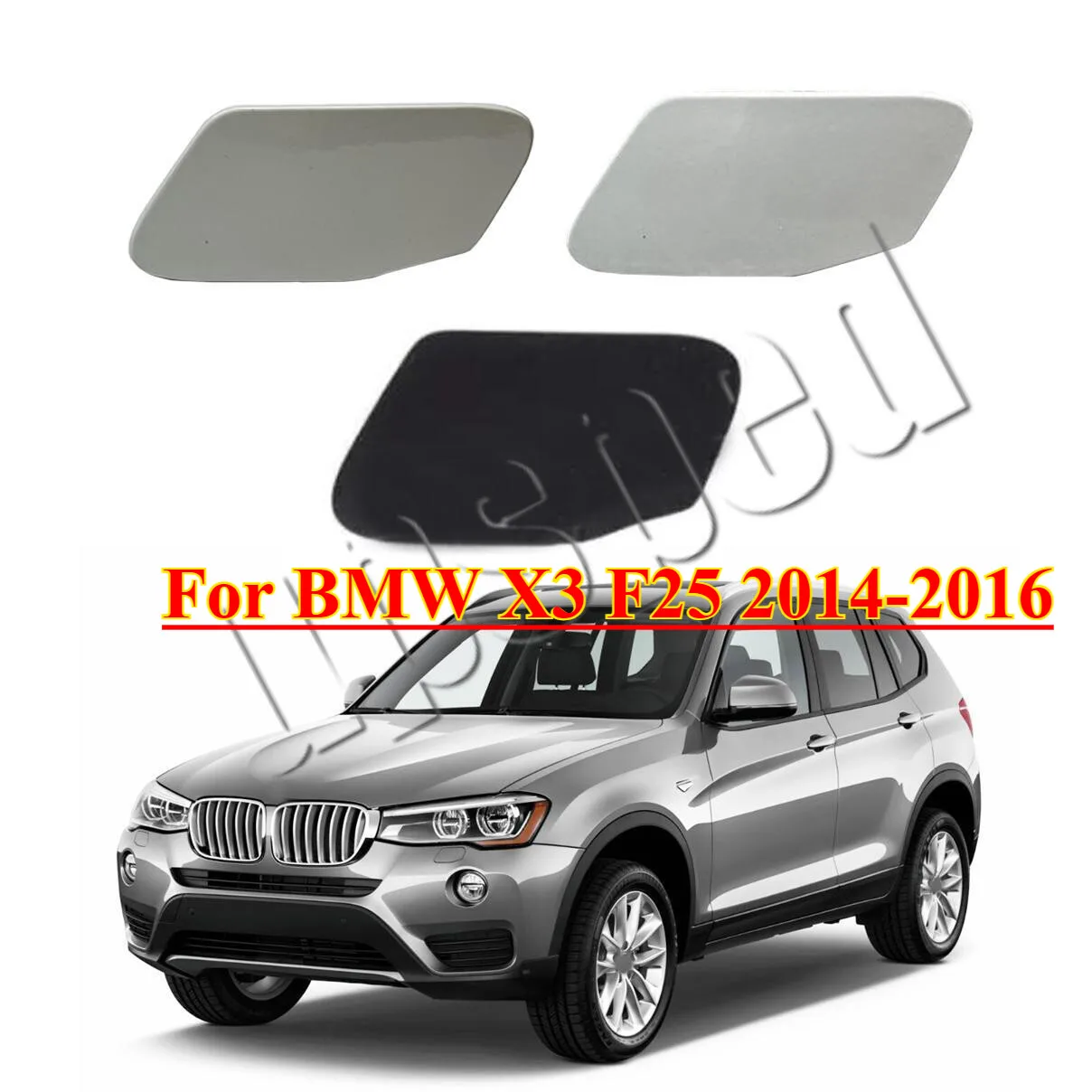 

Front Bumper Headlight Washer Cover Cap For BMW X3 F25 2014-2016 51117338568