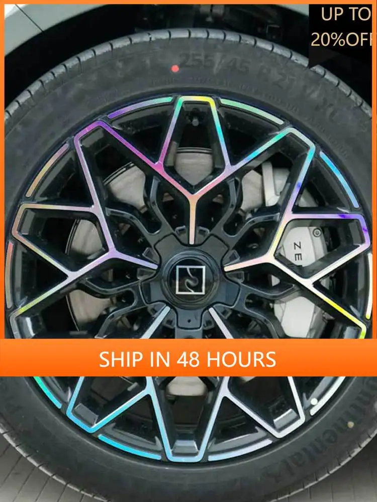 

NEW1 For ZEEKR 001 2024 Four wheel hub stickers modified with decorative accessories car stickers