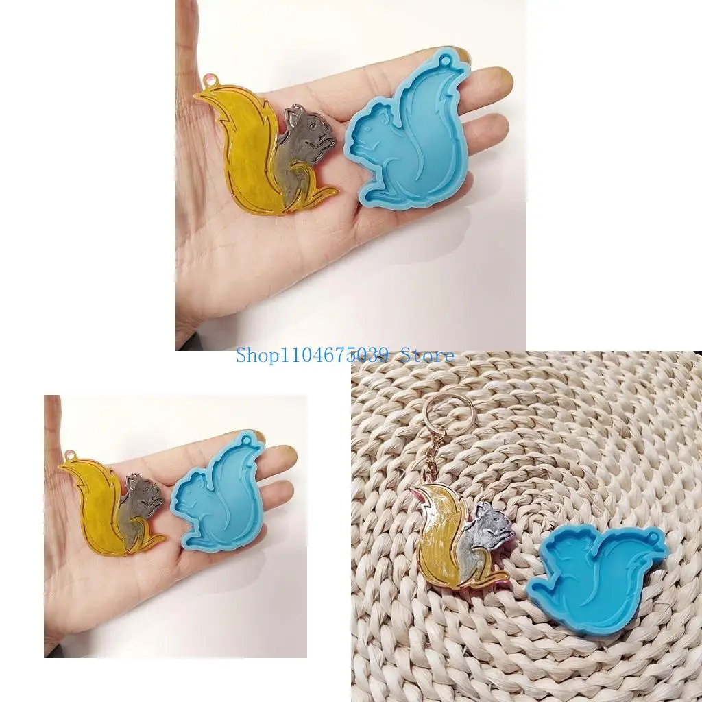 

5asd Epoxy Resin Molds Koala Squirrel Silicone Molds for Epoxy Casting Molds for DIY Keychain Pendant Unique Gift