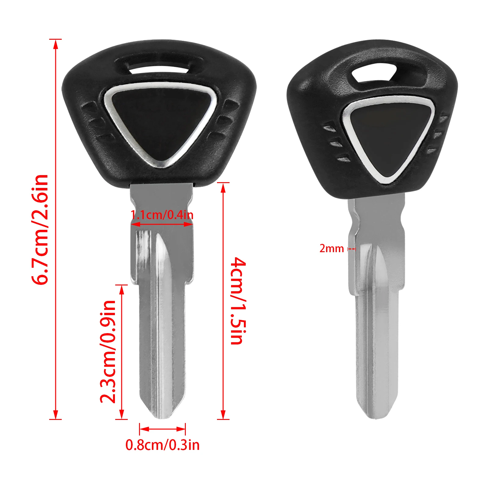 Blank Key Uncut Blade For Bonneville T100 Speed Street Triple 600 675 1050 Daytona Tiger 800 T100 T900 T800 Motorcycle Keys