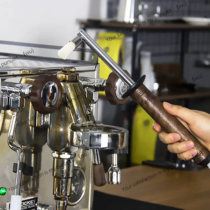 Automatic Steam Brush Cleaning Stove Head Coffee Machine Latte Cup Handle Powder Press Coffee Machine Cleaning