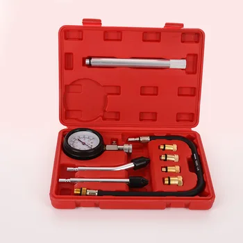 Multi-function automobile motorcycle dual-purpose pressure gauge inspection kit cylinder pressure gauge repair tool