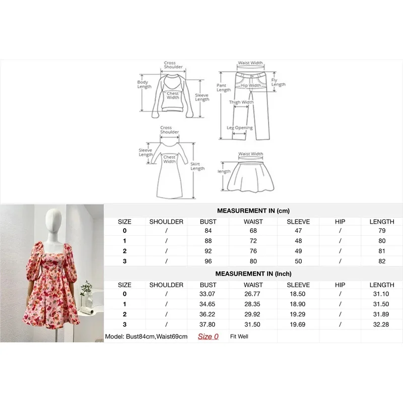 Minivestido de lino con estampado Floral rojo para mujer, minivestido de media manga con Espalda descubierta, cintura recortada, cuello cuadrado, alta calidad, 2025