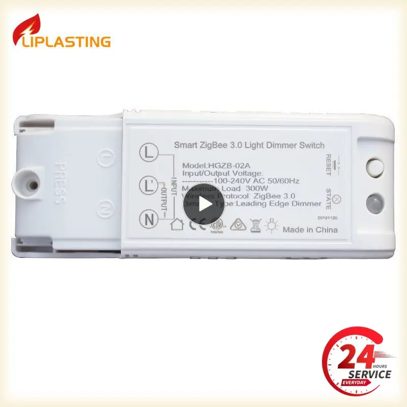 Dimmer Open Circuit Protection 300w Dimmer Module Light Light Switch Dimmer Module Easy To Install Rubber Cable