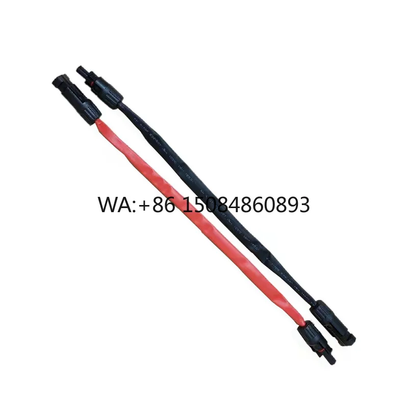 IP67 Soft Flat Window-Pass Solar Extension Cable with PV Connector 1M Length, Compact Wiring Accessories for Car Door Through La