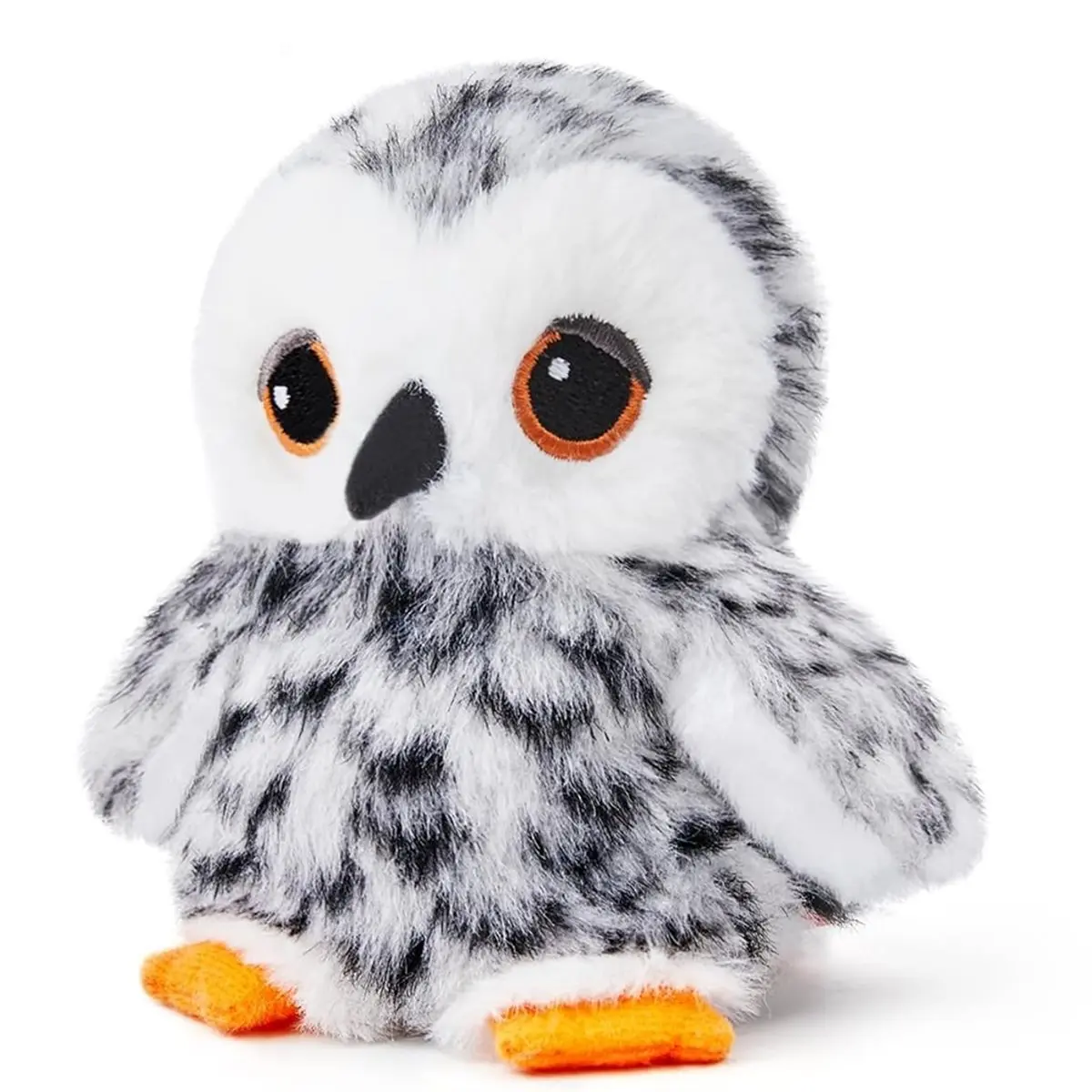 【STABLE QUALITY】Flapping Owl Cat Toys (No Flying),Lifelike Bird ,Rechargeable Touch Activated Kitten Toy,Interactive Exercise To