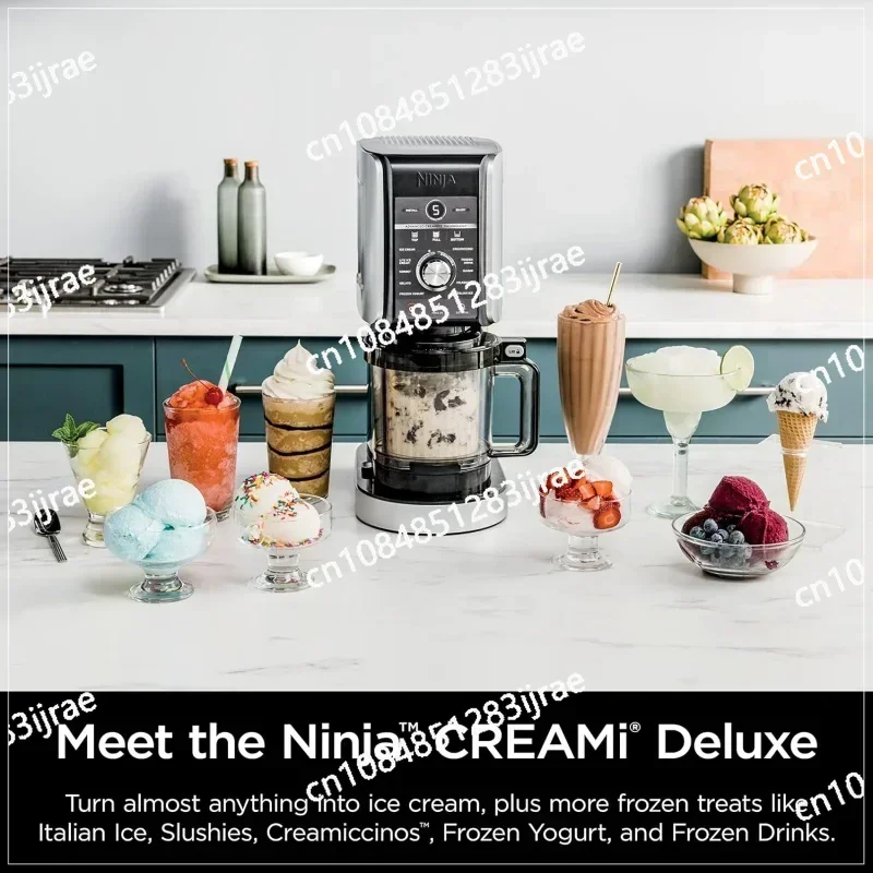 Ninja NC501 CREAMi Deluxe 11-in-1 Ice &; Treat Maker for , Sorbet, Milkshakes, Drinks & More