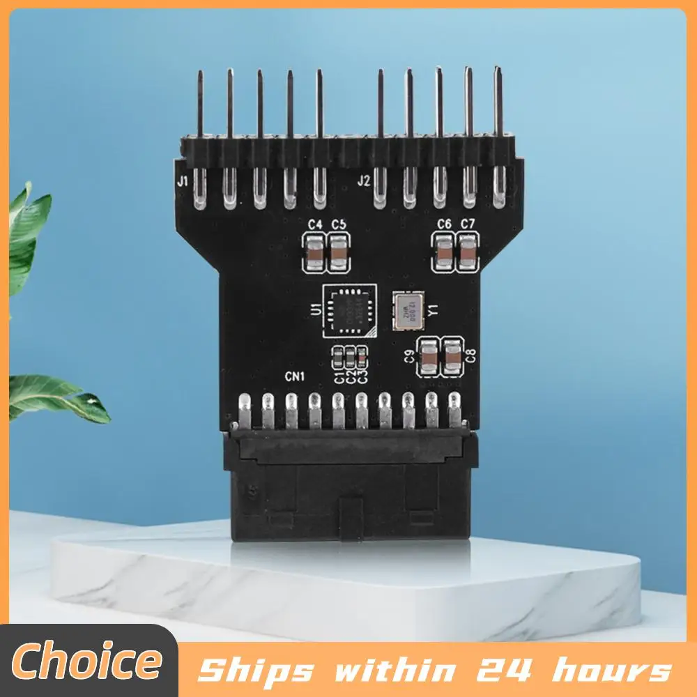 USB 3.0 19PIN To USB 2.0 9PIN Header Splitter Adapter Wear Resist 1 To 2 Extension for Motherboard Dual USB Hub Connectors