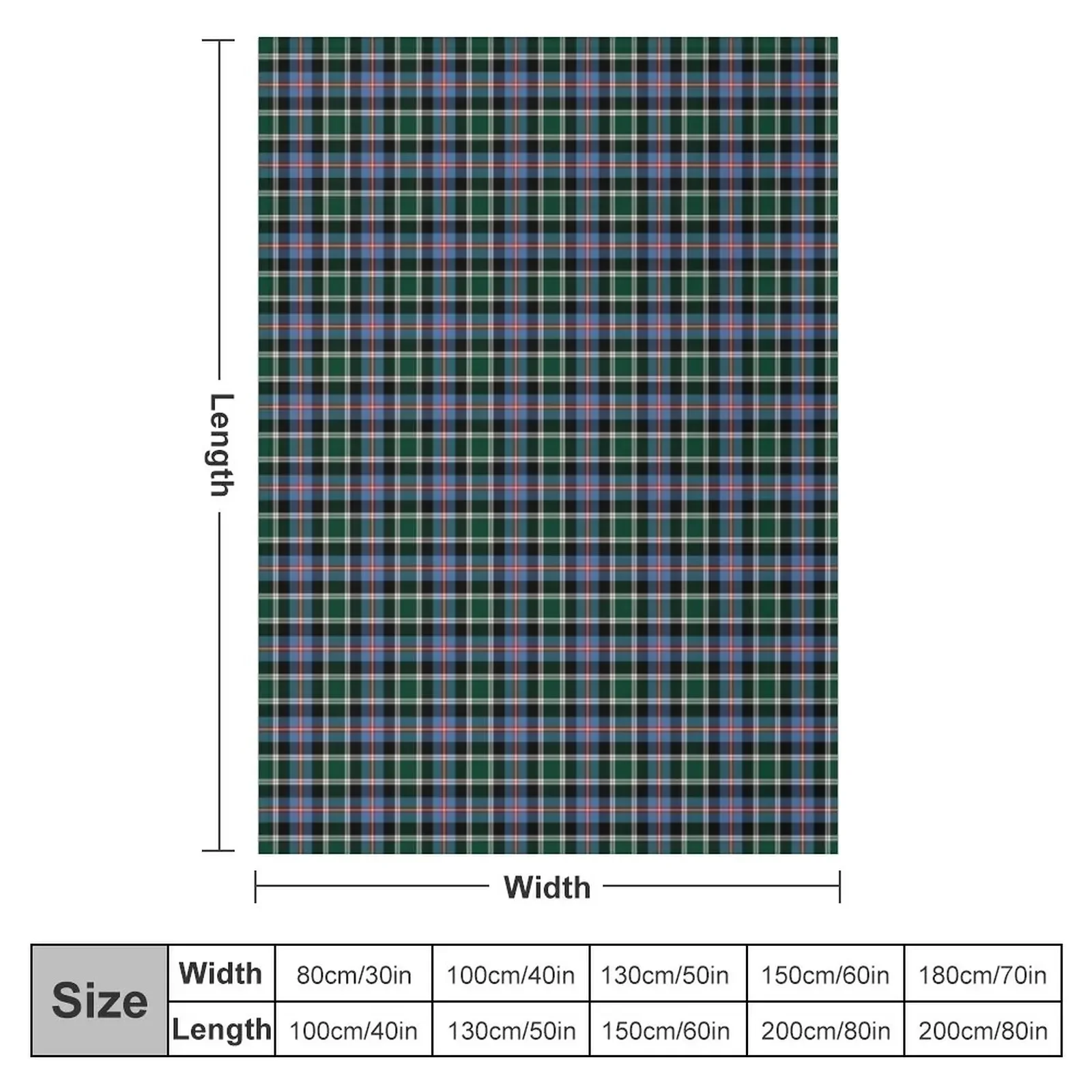 State of Colorado Tartan Throw Blanket sofa bed Fashion Sofas for winter Blankets For Baby Blankets