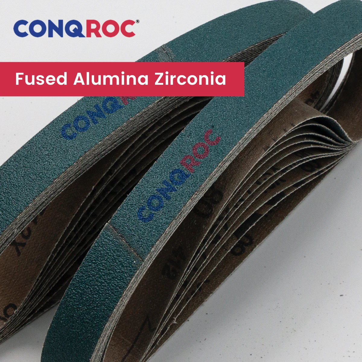 20 pezzi 20x520mm nastri abrasivi Fused allumina Zirconia 3/4 ''x20-1/2 ''nastri per levigatrice grana 40 ~ 120 per la lucidatura dei metalli