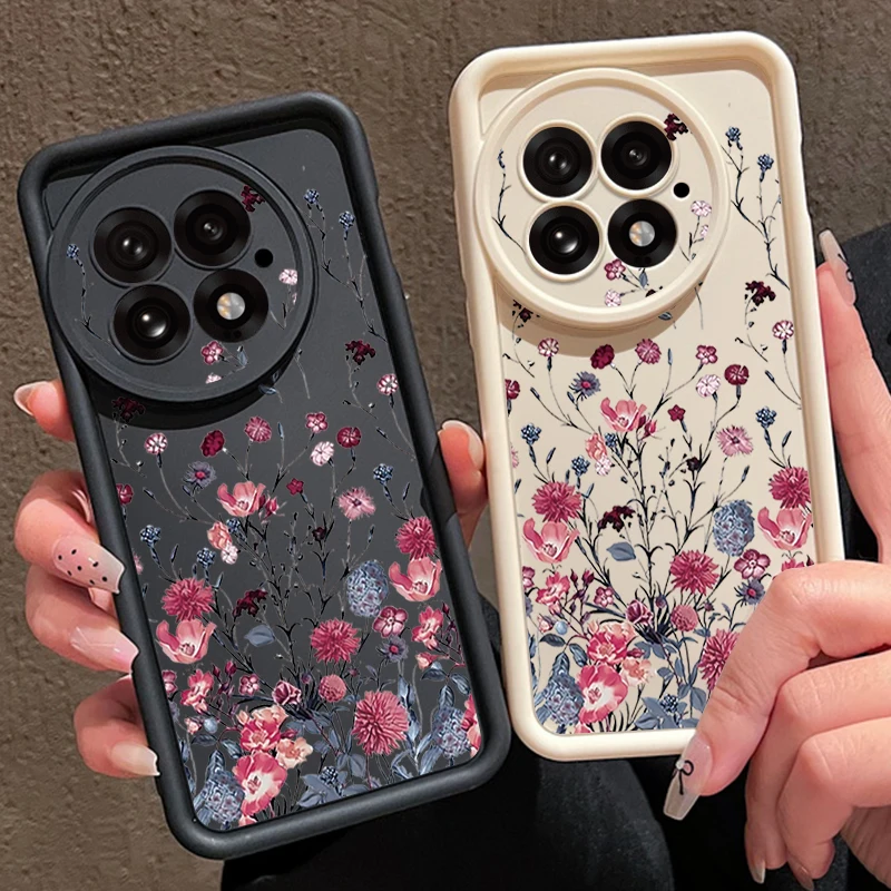 Custodia Per OnePlus Nord CE 3 Lite (6.7 Pollici) – Silicone TPU Trasparente Con Effetto Gradiente Rosa/viola – Antiurto E Sottile