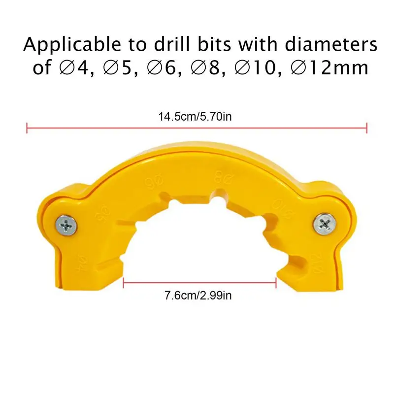 Drill Bit Sharpener Multipurpose Drill Bit Grinding Sharpener Power Tools Parts Polishing Grinding Tool for angle grinder