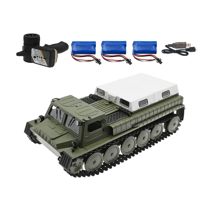 

E-1 Remote Control Tank 29CM RC Tank 1/16 2.4G Electric Toys GAZ 71 Fit WPL E-1 for Children Boys Birthday Gifts,3B