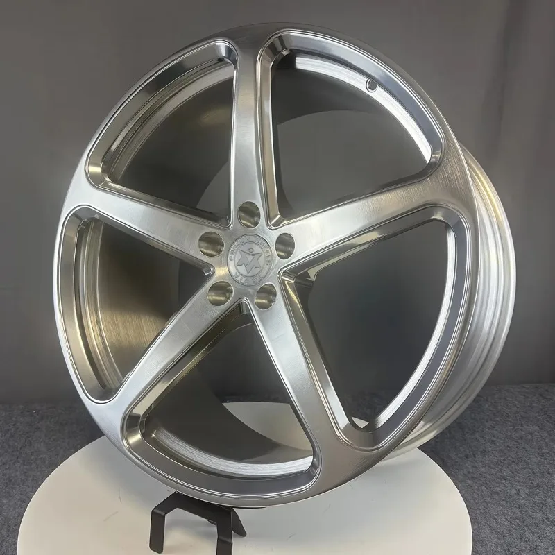 Personalized High-End Forged Deep Dish Alloy Rims OEM Fitment Staggered Bronze 5 Spoke Custom Forged Luxury SUV