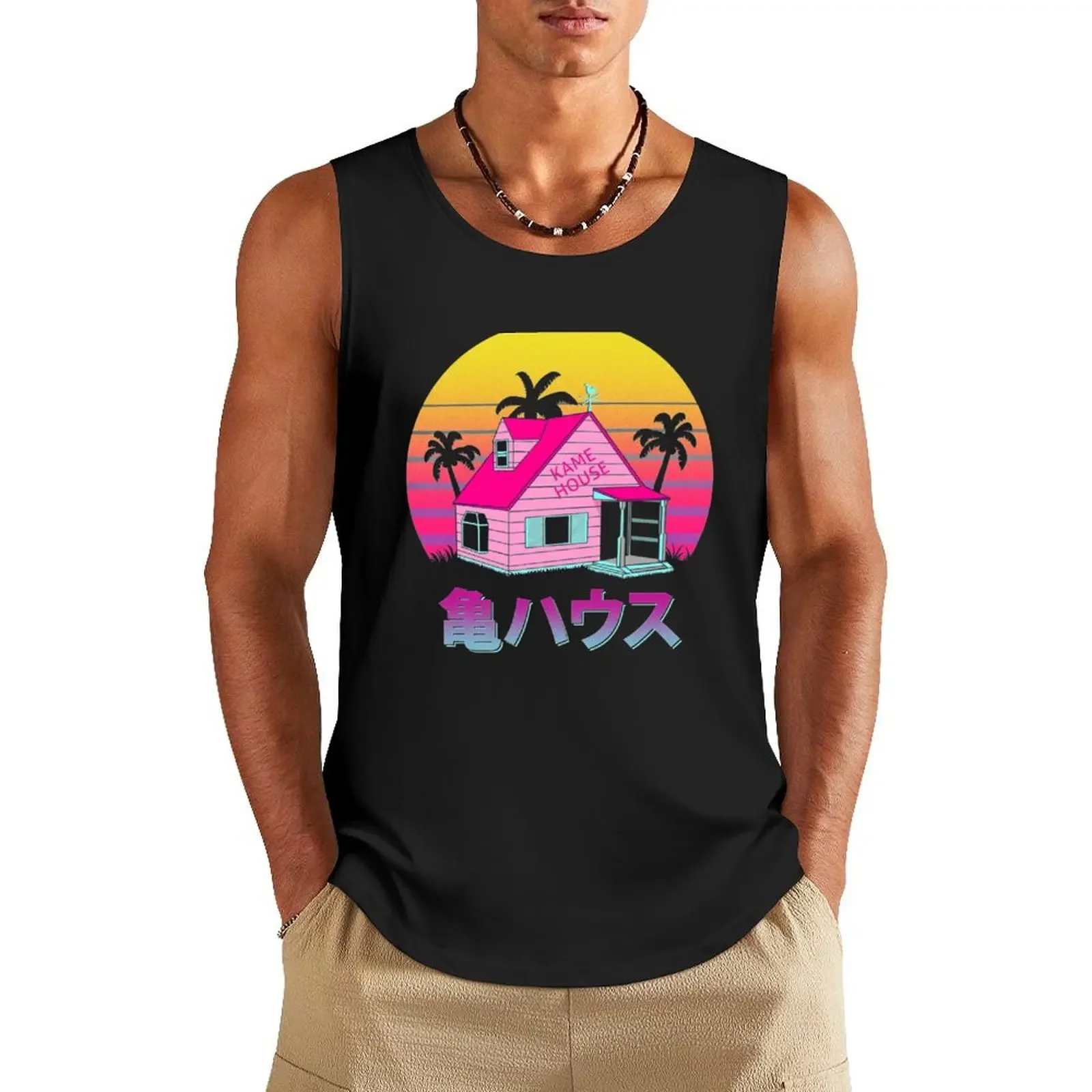 

Retro Kame House Gift For Fans, Gift For Men and Women, Gift Halloween Day, Thanksgiving, Christmas Day Tank Top