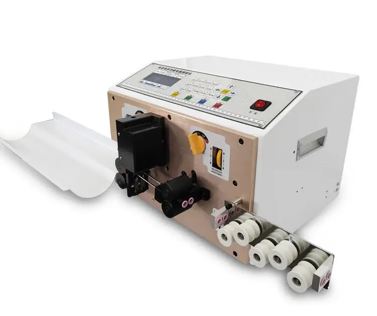 0.1 to 6mm2  Computer Automatic Double Wire Stripping Machine and cutting Machine, wire cutting and peeling machine
