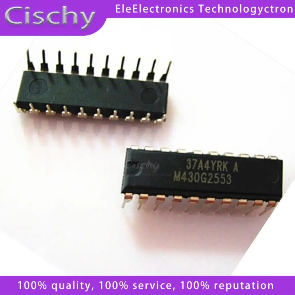 1pcs MSP430G2553IN20 MSP430G2553IN MSP430G2553 M430G2553 DIP-20 In Stock