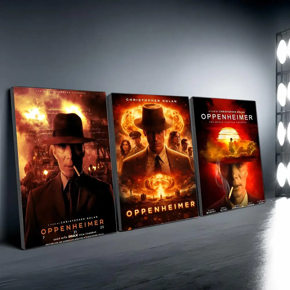 Classic Movie O-Oppenheimer Painting Calligraphy Modern Canvas Wall Art for Bedroom & Living Room | Home Decor Gift