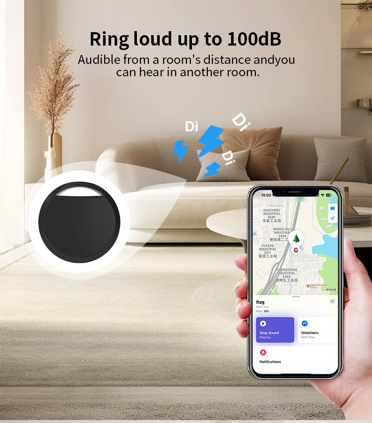 1/2/4 Stück Fern-Tracker-Positionierung Far Away Finder für Apple Find My Voice Locate Keys Bag Toys Smart Tag für IOS iPhone – Detail 3