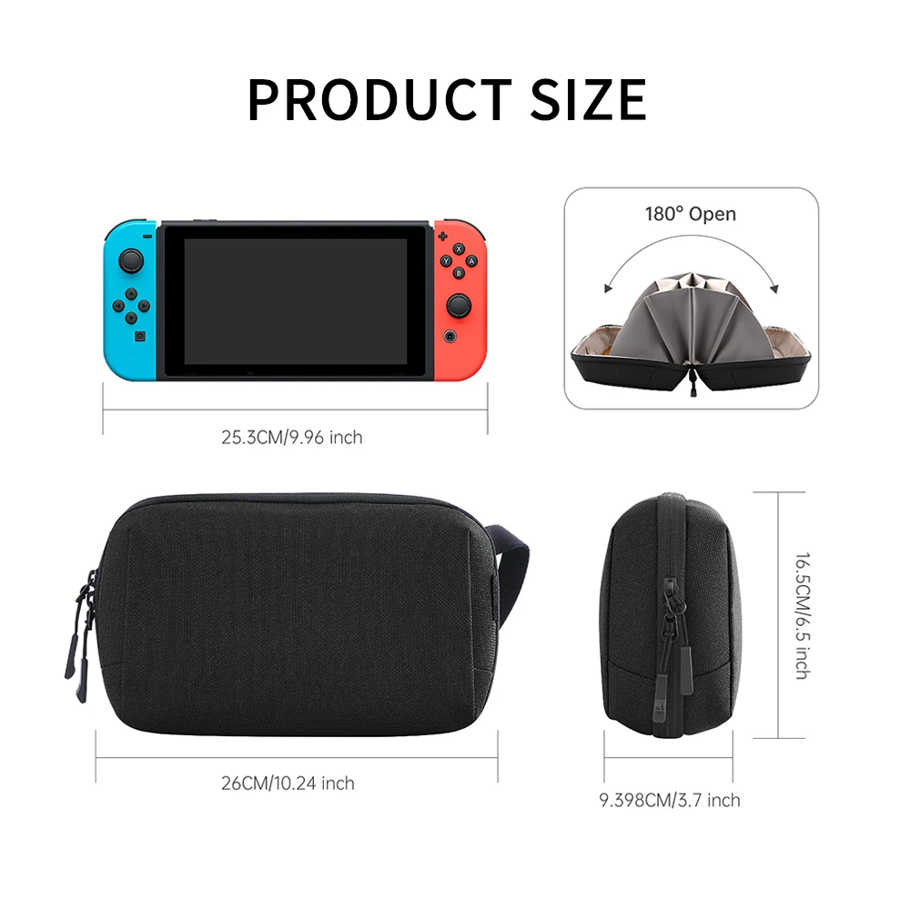 Travel Cable Bag Portable Digital Storage Pouch Waterproof Electronic Accessories Storage Bag Travel Tech Organizer